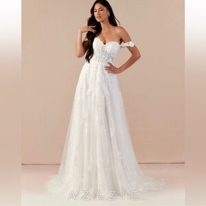 NEVER WORN Azazie Florentina Wedding Dress Wedding Gown